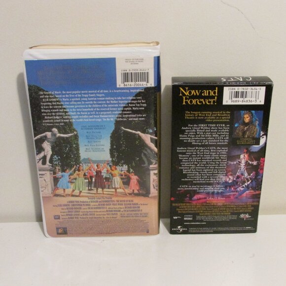 VHS Tapes - Sound of Music & Cats musical - Picture 2 of 10
